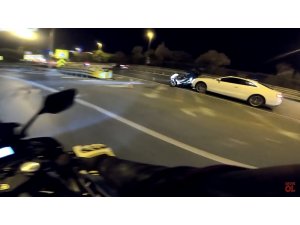 Ünlü Youtuber Hakkı Alkan’ın geçirdiği kaza kamerada