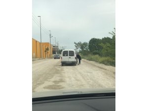 Yol üzerinde fuhuş pazarlığına polis engeli