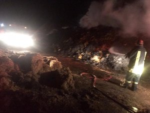 Konya'da çiftlikte yangın