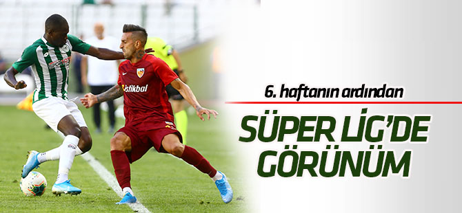 Süper Lig'de görünüm