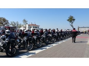 İstanbul’da motosikletli polis timlerinde 206 polis göreve başladı