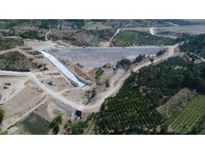 Çavuşlu Göletinde çalışmalar devam ediyor