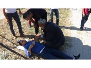 Yola yağ döküldü, araçlar birbirine girdi: 1 yaralı