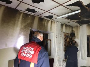 Ev yangını korkuttu