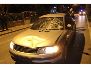 Konya’da otomobilin çarptığı vatandaş ağır yaralandı