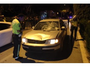 Konya’da otomobilin çarptığı yaya kurtarılamadı