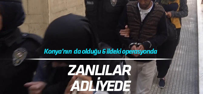 Bursa merkezli FETÖ operasyonunda zanlılar adliyede