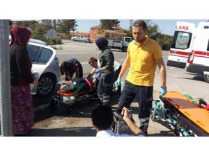 Bafra’da trafik kazası: 4 yaralı