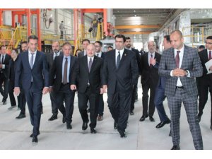 Bakan Varank, Kuveyt Ticari ve Sanayi Bakanı el-Roudan’a ASO 1. OSB’yi gezdirdi