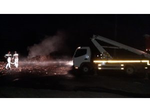 Yanan kabuklar korkuttu