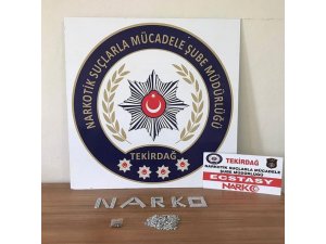 Tekirdağ'da uyuşturucu operasyonu
