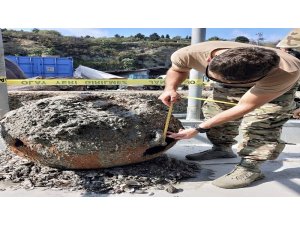 Beykoz Riva’ da balıkçıların bulduğu mayın, SAS timi tarafından imha edildi