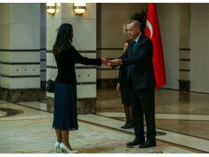 Cumhurbaşkanı Erdoğan, Estonya Büyükelçisini kabul etti
