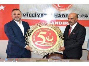AK Parti’den MHP’ye 50’nci yıl ziyareti