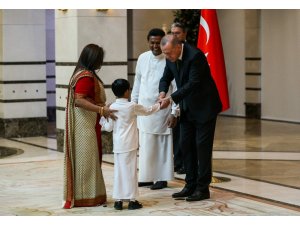 Cumhurbaşkanı Erdoğan, Sri Lanka Büyükelçisini kabul etti