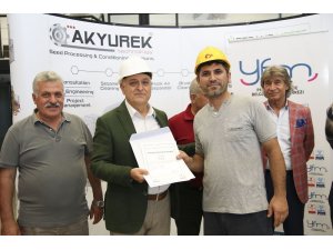 MTSO, ilk mesleki yeterlilik belgelerini verdi