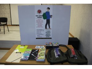 Sosyal sorumluluğu "Sırt Çantam Projesi" ile öğreniyorlar