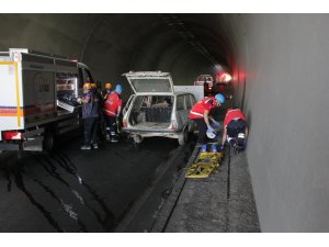 Tünelde gerçeğini aratmayan tatbikat