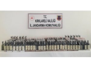 Kırklareli’de kaçak içki operasyonu