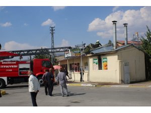 Baca yangını korkuya neden oldu