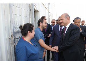 Soylu'dan Geri Gönderme Merkezi'ne ziyaret