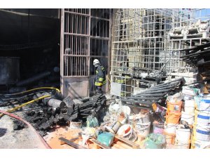 Eskişehir'de sanayi sitesinde yangın