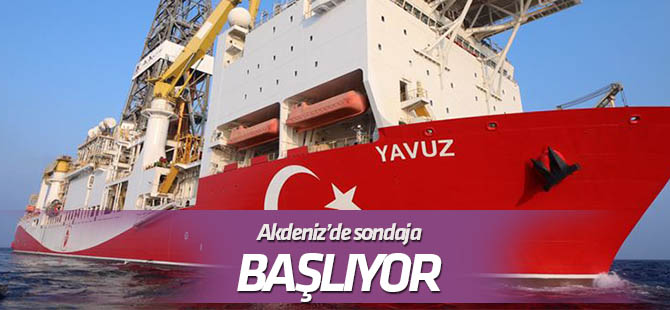 Yavuz gemisi 7 Ekim'de Akdeniz'de sondaja başlayacak