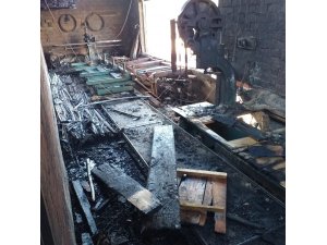 Bingöl’de atölye yangını