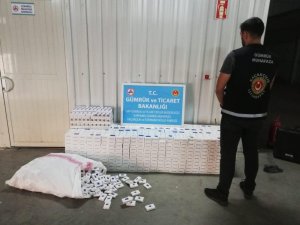 Gümrük muhafaza ekiplerince son 2 haftada 71 bin 500 paket kaçak sigara ele geçirildi