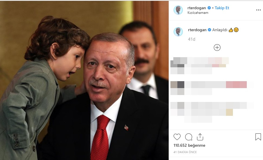 Cumhurbaşkanı Erdoğan paylaştı Günün fotoğrafı!
