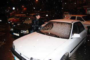 Seydişehir'de kar yağdı