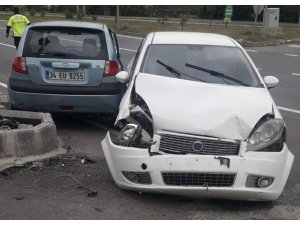 Samsun’da trafik kazası: 2 yaralı