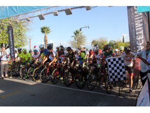 Uluslararası Fethiye Spor Festivali’nde gerçekleştirilen bisiklet yarışı heyecanlı geçti