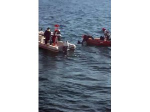 Kadıköy açıklarındaki can pazarı kamerada