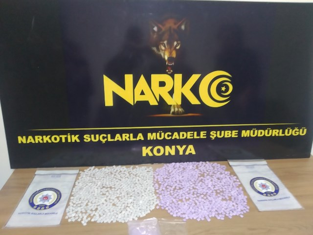 Konya'da uyuşturucu operasyonu