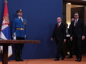 Erdoğan-Vucic ortak basın toplantısı