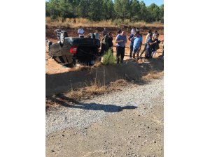 Antalya’da askeri araç takla attı: 2 yaralı