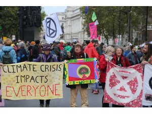 Londra'daki işgal eylemlerinde 217 kişi gözaltına alındı