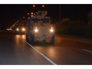 Suriye sınırına askeri sevkiyat