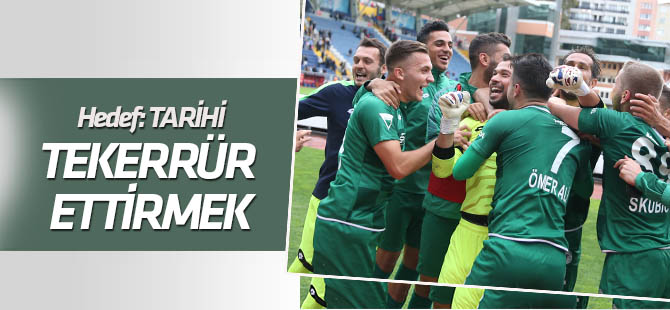 Konyaspor "tarihi tekerrür ettirmek" istiyor