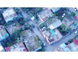 Torbacılara şafak baskını havadan görüntülendi