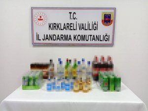 Kırklareli’nde kaçak içki operasyonu