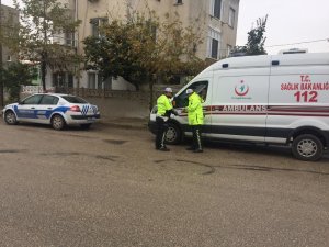 Keşan’da kamu kurumlarına ait araçlar denetlendi