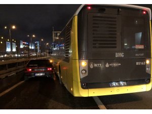 E-5 Karayolunda sıra dışı kovalamaca