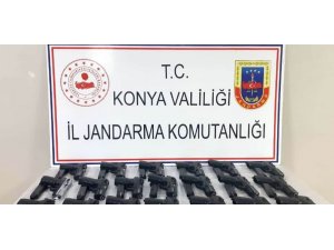 Konya'da jandarmadan silah operasyonu