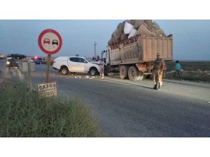 Kamyon ile hafif ticari araç çarpıştı: 2 yaralı