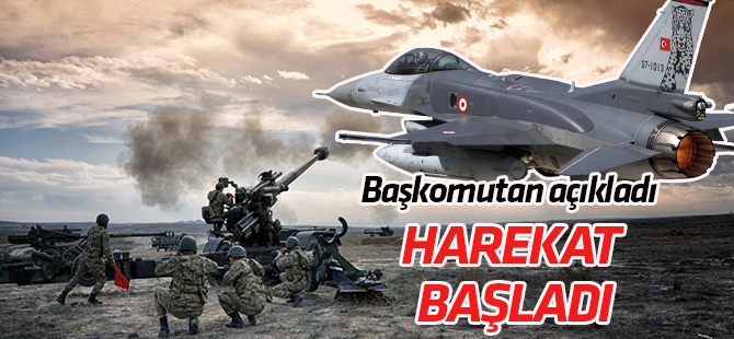 Başkomutan emri verdi! Barış Pınarı Harekatı başladı