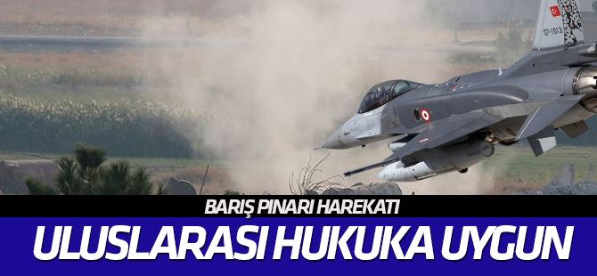 "Harekatımız uluslararası hukuk gereğince icra ediliyor"