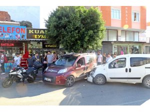 Zincirlemeye kazaya karıştı, kiralık aracı bırakıp kaçtı