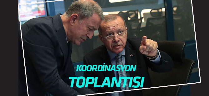 Cumhurbaşkanı Erdoğan başkanlığında "Barış Pınarı Harekatı Koordinasyon Toplantısı" yapıldı